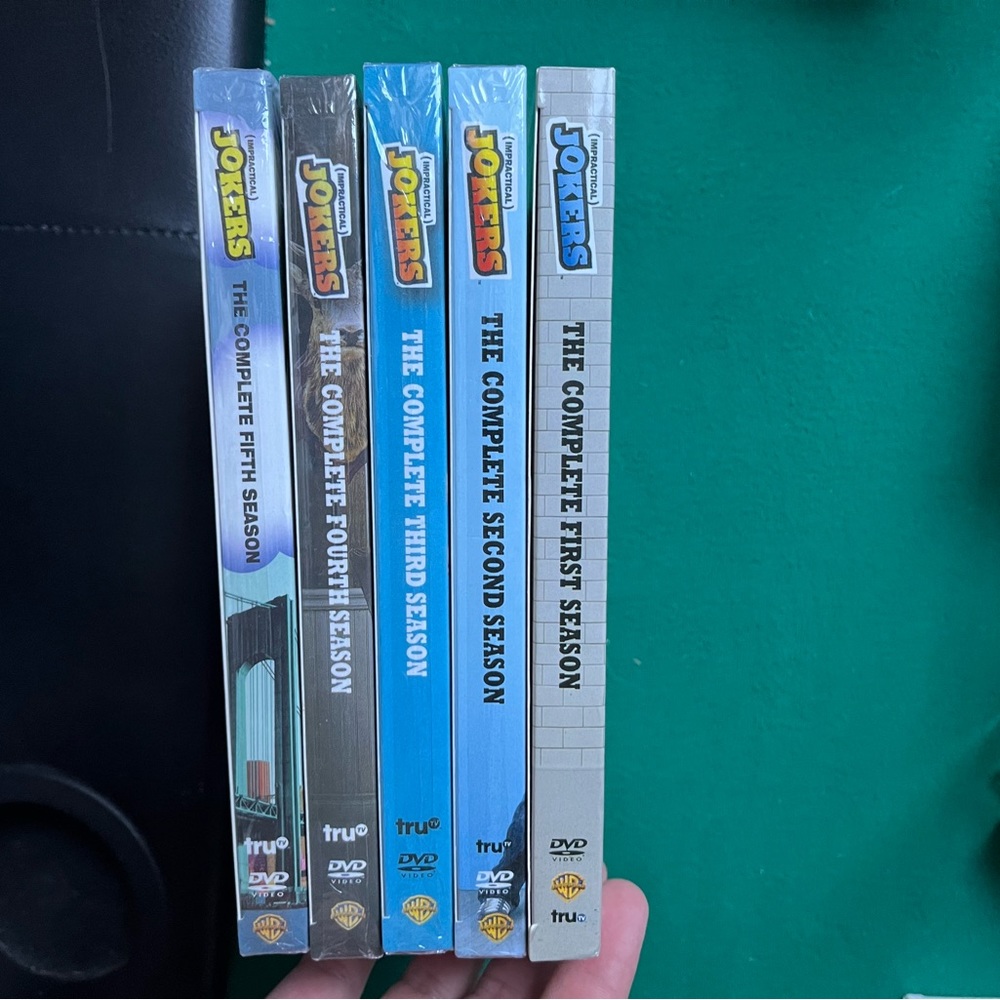 Impractical Jokers Season 1-5 DVD All unopened besides season 1. Watched once